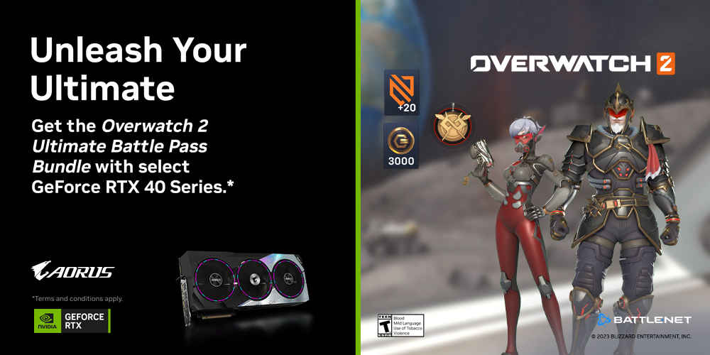 [ANZ] Overwatch 2 Ultimate Battle Pass with selected GeForce RTX 40 series