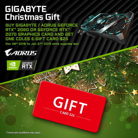 AU - GIGABYTE & NVIDIA GeForce RTX20 Series Christmas Promotion