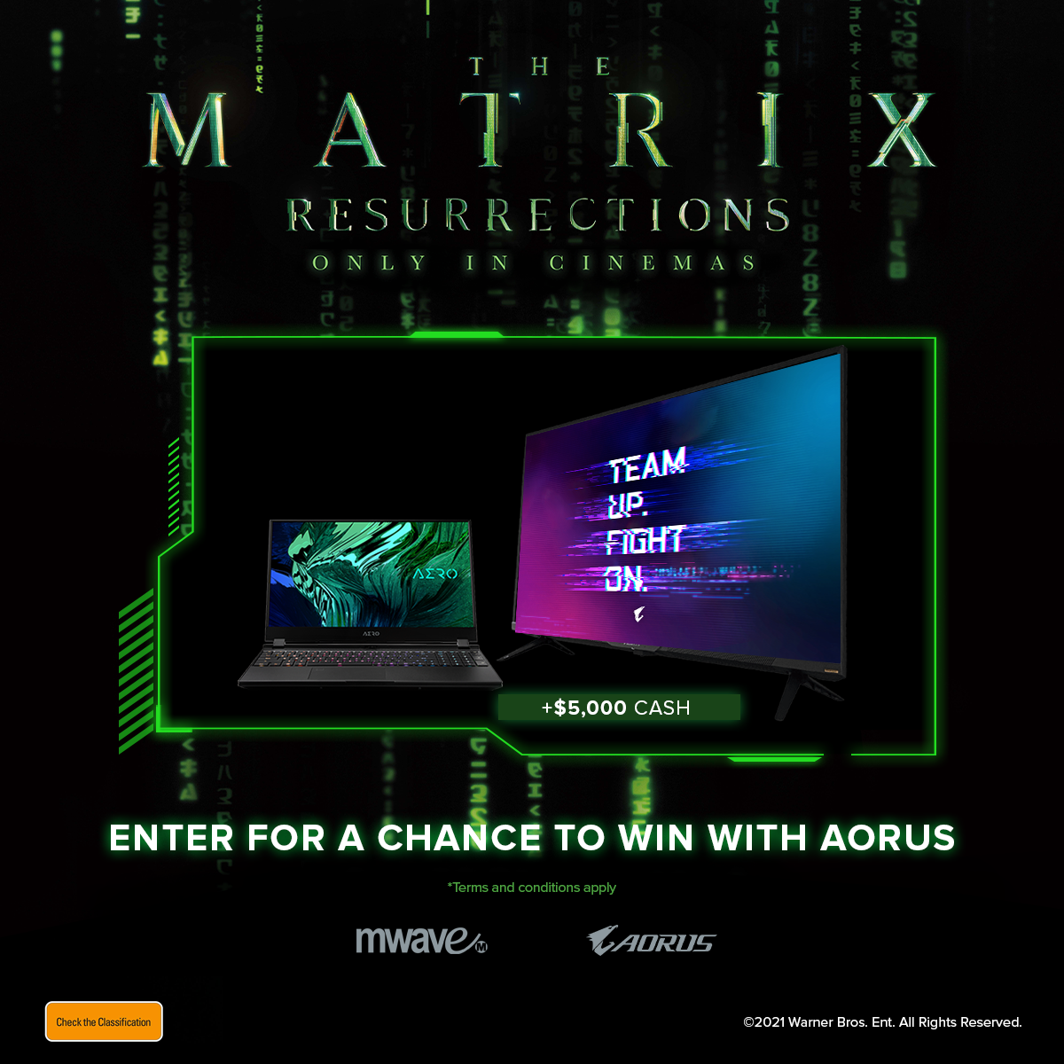 ENTER FOR A CHANCE TO WIN WITH AORUS
