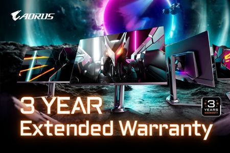 AORUS/GIGABYTE QD-OLED Monitors Upgraded to 3-Year Warranty Covering Panel Burn-In